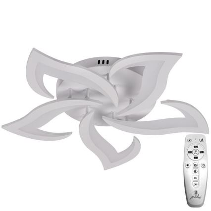 Brilagi - LED Aptumšojama virsapmetuma lustra TWIST LED/55W/230V 3000-6500K balta + tālvadības pults