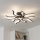 Brilagi - LED Aptumšojama virsapmetuma lustra TWIST LED/65W/230V 3000-6500K melna + tālvadības pults