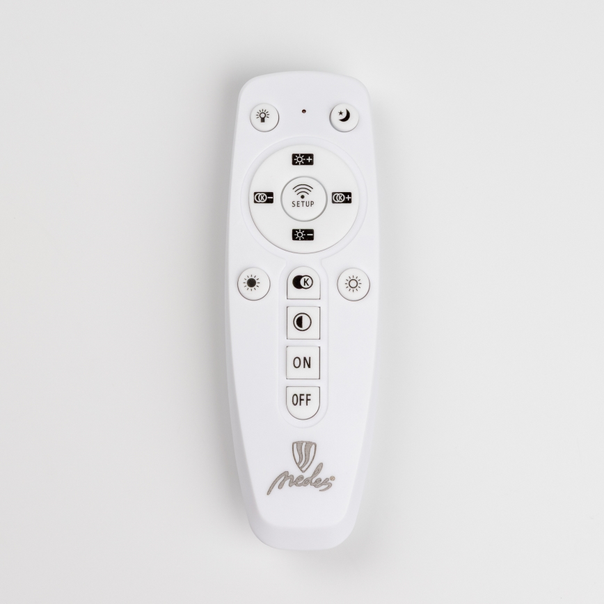 Brilagi - LED Aptumšojama virsapmetuma lustra TWIST LED/65W/230V 3000-6500K melna + tālvadības pults