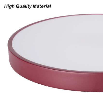 Brilagi - LED regulējams gaismeklis POOL SMART LED/100W/230V Ø 80 cm 3000-6000K Wi-Fi Tuya + tālvadības pults, burgundijas krāsa