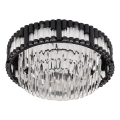 Brilagi - LED aptumšojams griestu gaismeklis CROWN LED/41W/230V 3000–6000K Ø48 cm melns + tālvadība