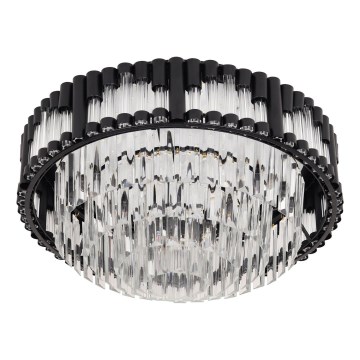Brilagi - LED aptumšojams griestu gaismeklis CROWN LED/41W/230V 3000–6000K Ø48 cm melns + tālvadība