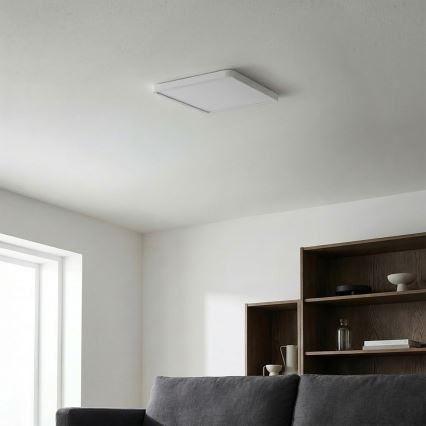 Brilagi - LED griestu lampa ar aptumšošanas funkciju ESTELA SQUARE LED/36W/230V 3000-6500K 31x31 cm balta + ar tālvadības pulti
