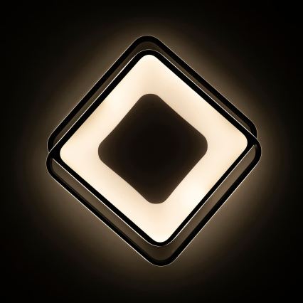 BRILAGI - Dimējama LED griestu lampa FLARE LED/102W/230V 3000-6000K 50x50 cm melna + tālvadības pults