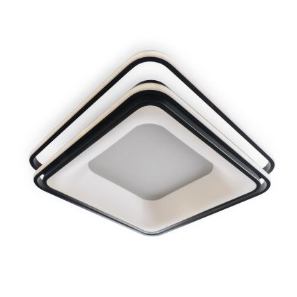 BRILAGI - Dimējama LED griestu lampa FLARE LED/102W/230V 3000-6000K 50x50 cm melna + tālvadības pults
