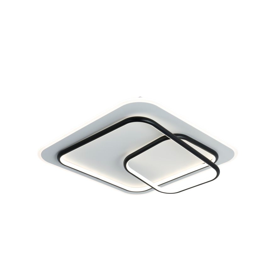 Brilagi - LED griestu lampa IRIS ar regulējamu spilgtumu LED/81W/230V 3000-6000K 50x50 cm balta/melna + tālvadība
