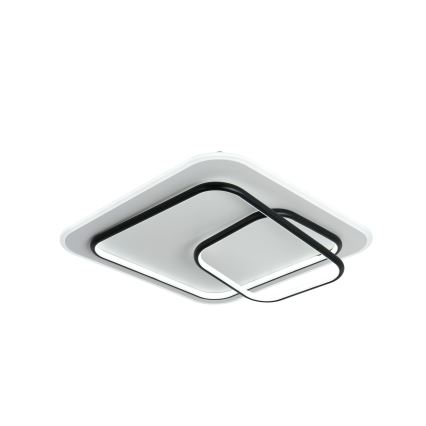 Brilagi - LED griestu lampa IRIS ar regulējamu spilgtumu LED/81W/230V 3000-6000K 50x50 cm balta/melna + tālvadība
