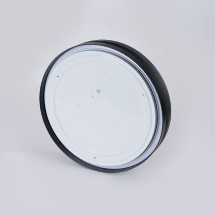 Brilagi - LED griestu gaismeklis ar regulējamu spilgtumu KREON LED/54W/230V 3000-6000K melns Ø 38 cm + ar tālvadības pulti