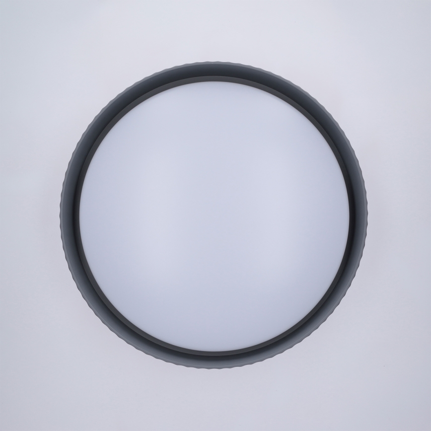 Brilagi - LED regulējams griestu gaismeklis LUCIA LED/48W/230V 3000-6500K Ø 41 cm pelēks + tālvadība