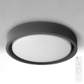 Brilagi - LED aptumšojams griestu gaismeklis MATTEO LED/48W/230V 3000-6500K Ø 41 cm melns + tālvadība