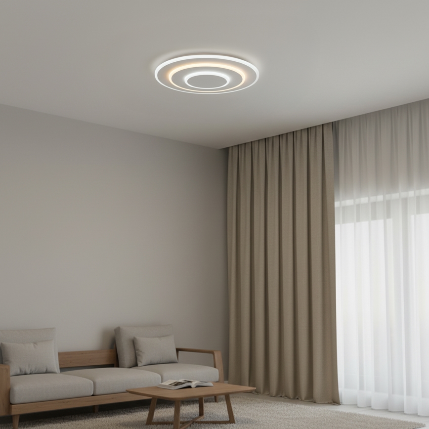 Brilagi - LED griestu lampa ar regulējamu spilgtumu MODERN, 58W, 230V, 3000–6000K, Ø 46,3 cm + tālvadības pults