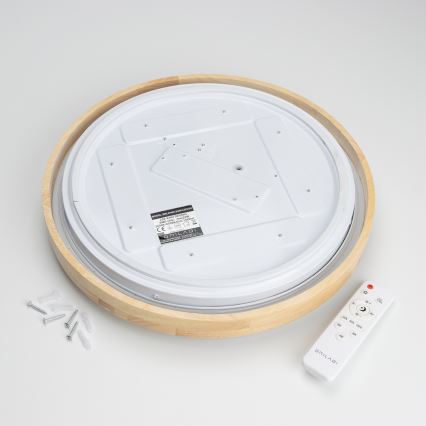 Brilagi - LED Aptumšojams griestu gaismeklis PINE LED/24W/230V 3000-6500K + tālvadības pults