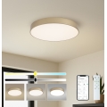 BRILAGI - LED aptumšojams griestu gaismeklis POOL SMART LED/60W/230V 3000-6000K diam. 50 cm Wi-Fi Tuya zelta + tālvadības pults