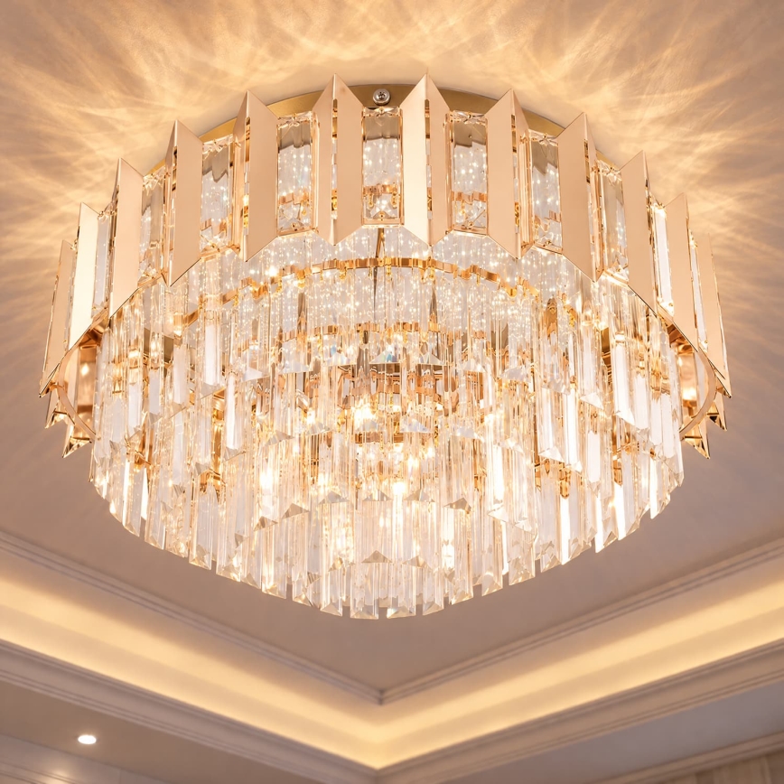 BRILAGI - Aptumšojams LED griestu lukturis SPECTRA LED/45W/230V 3000-6000K Ø 48 cm zelta + tālvadības pults