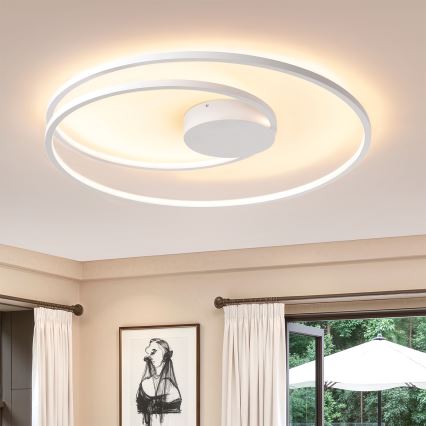 Brilagi - LED regulējams griestu lukturis TWISTER LED/105W/230V 3000-6000K Ø 100 cm balts + tālvadības pults