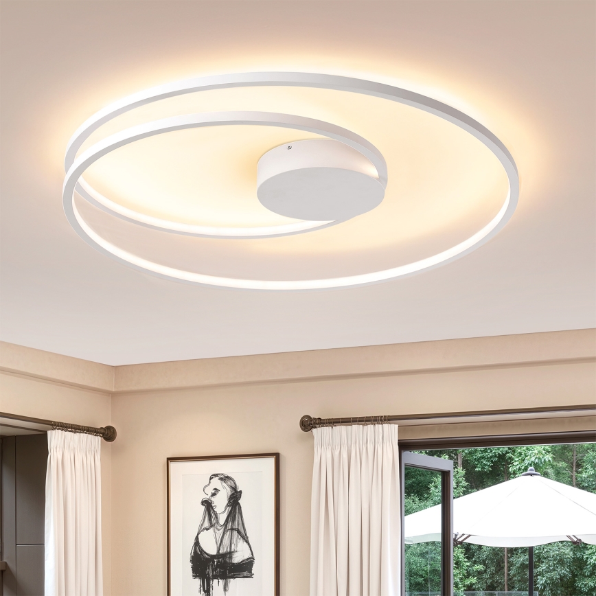 Brilagi - LED regulējams griestu lukturis TWISTER LED/105W/230V 3000-6000K Ø 100 cm balts + tālvadības pults