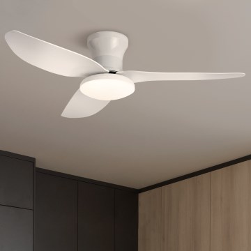 Brilagi - LED Aptumšojams griestu ventilators LED/30W/230V 3000-6500K balta + tālvadības pults