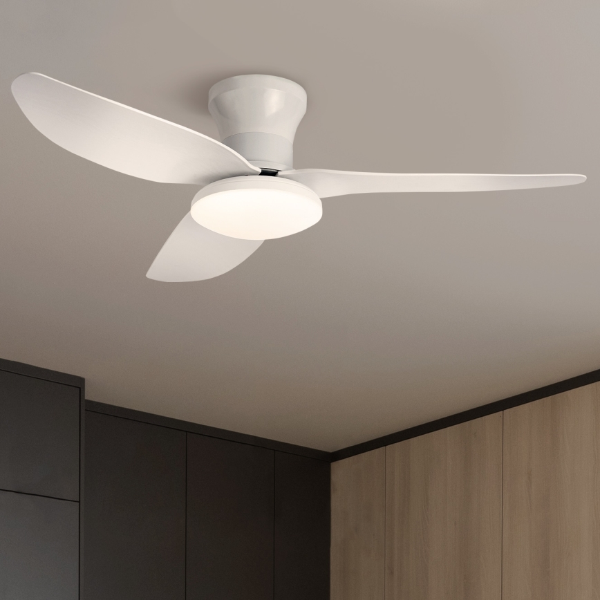 Brilagi - LED Aptumšojams griestu ventilators LED/30W/230V 3000-6500K balta + tālvadības pults