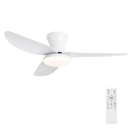 Brilagi - LED Aptumšojams griestu ventilators LED/30W/230V 3000-6500K balta + tālvadības pults