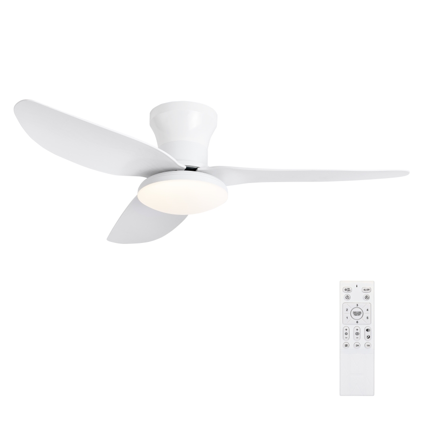 Brilagi - LED Aptumšojams griestu ventilators LED/30W/230V 3000-6500K balta + tālvadības pults