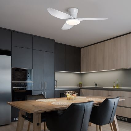 Brilagi - LED Aptumšojams griestu ventilators LED/30W/230V 3000-6500K balta + tālvadības pults