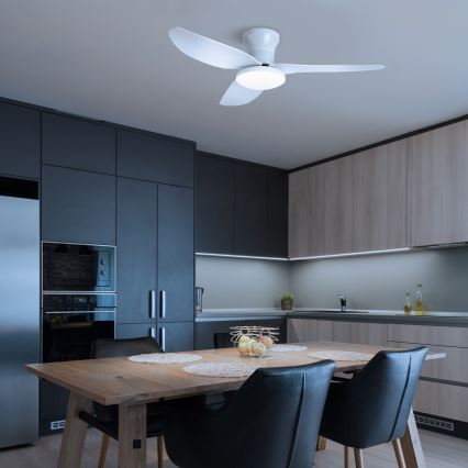 Brilagi - LED Aptumšojams griestu ventilators LED/30W/230V 3000-6500K balta + tālvadības pults