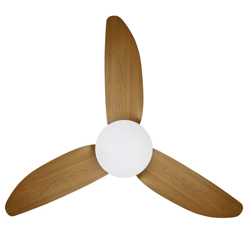 Brilagi - LED Aptumšojams griestu ventilators LED/30W/230V 3000-6500K melna/brūna + tālvadības pults
