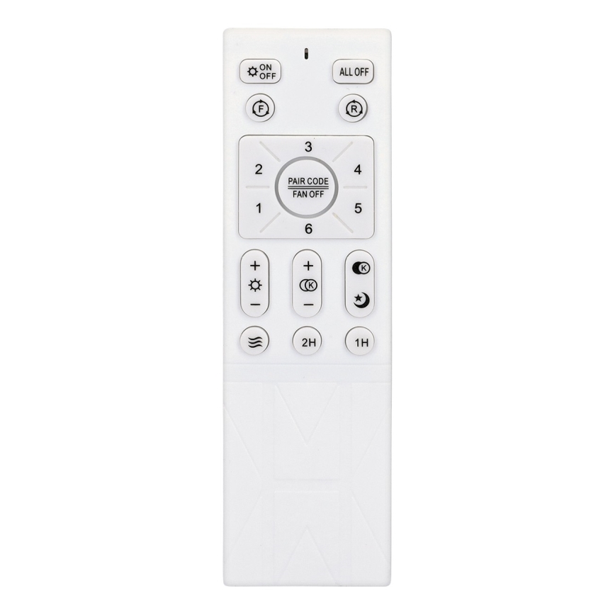 Brilagi - LED Aptumšojams griestu ventilators LED/30W/230V 3000-6500K melna/brūna + tālvadības pults