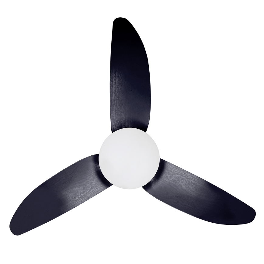 Brilagi - LED Aptumšojams griestu ventilators LED/30W/230V 3000-6500K melna + tālvadības pults