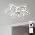 Brilagi - LED aptumšojams griestu ventilators LED/34W/230V 3000-6500K Ø 83 cm balts + tālvadība