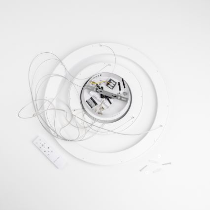 Brilagi - aptumšojams LED lustrs uz troses FALCON SLIM LED/68W/230V 3000-6500K diam. 50 cm balts + tālvadības pults