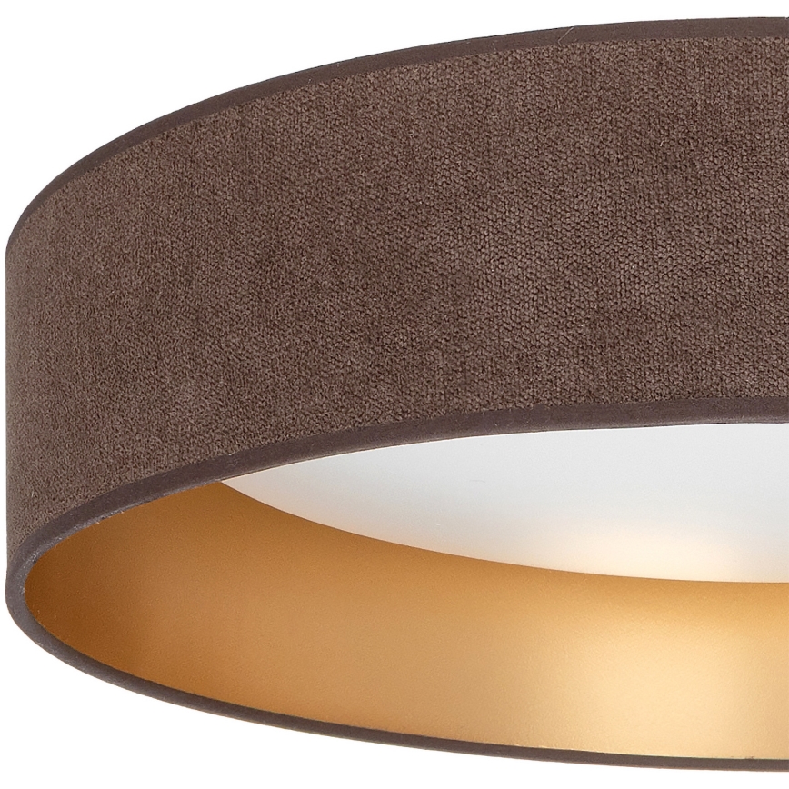 BRILAGI - LED aptumšojams griestu gaismeklis VELVET SMARTIX STARS LED/36W/230V 3000–6000K Ø 55 cm brūns/zelts Wi-Fi Tuya Beacon + tālvadības pults
