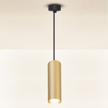 Brilagi - LED aptumšojams piekaramais gaismeklis SELE 1xGU10/6,5W/230V 2700-6500K melns/zelts