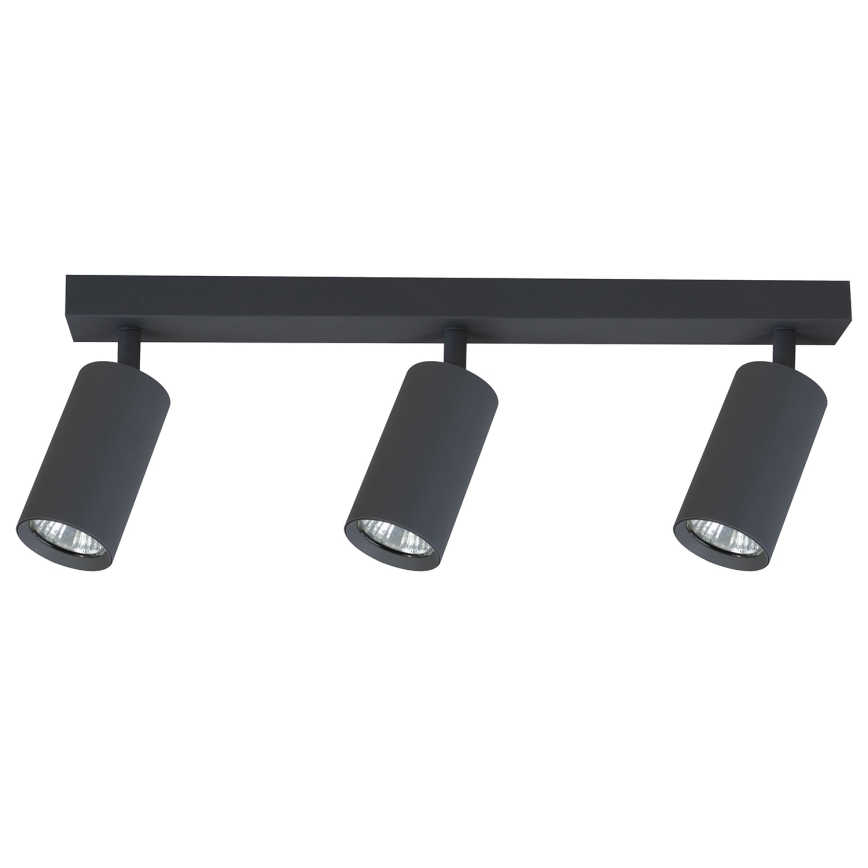 Brilagi - LED RGBW dimējams punktveida gaismeklis SELE 3xGU10/4,8W/230V 3000K antracīts + tālvadības pults