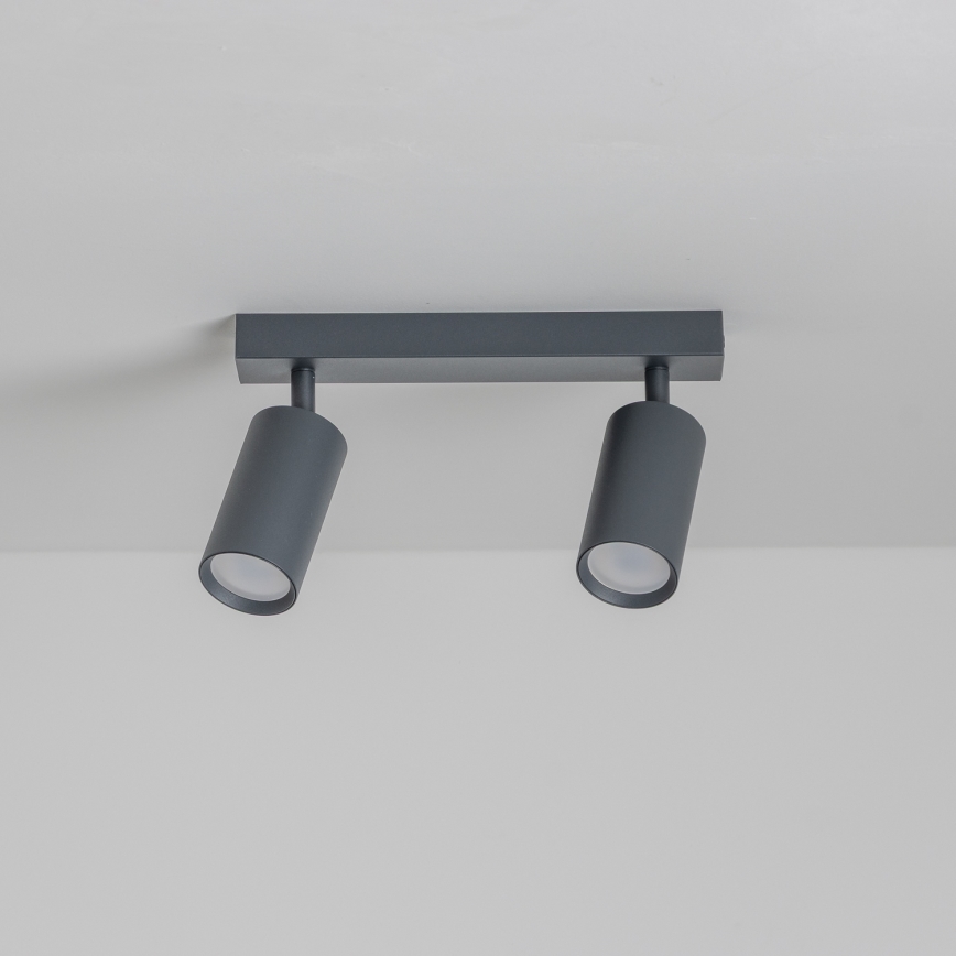 Brilagi - LED dimējams virziena gaismeklis SELE 2xGU10/6,5W/230V 2700-6500K antracīts