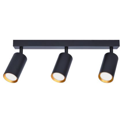 Brilagi - Dimējams LED spotgaismeklis SELE 3xGU10/6,5W/230V 2700-6500K melna/zelta