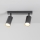 Brilagi - LED aptumšojams spotgaismeklis SELE 2xGU10/6,5W/230V 2700-6500K melna/zelta