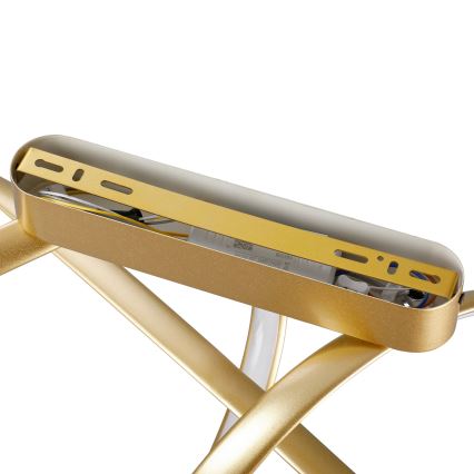 Brilagi - regulējama LED virsmas griestu lampa TWISTER LED/60W/230V 3000-6000K zelta + tālvadības pults