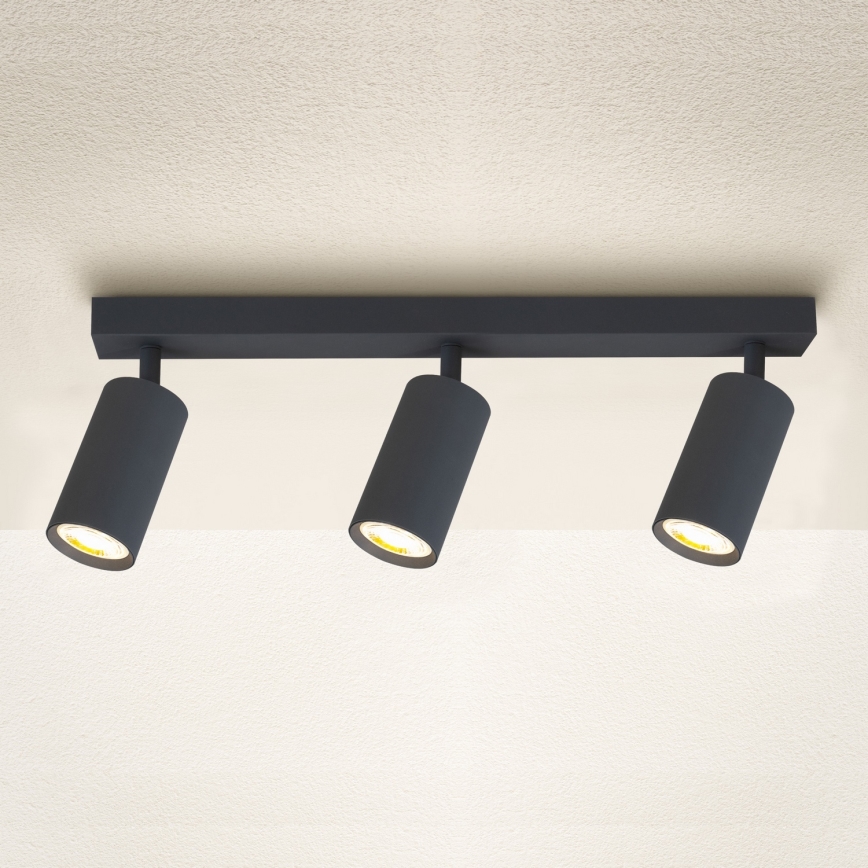 Brilagi - LED aptumšojams virziena gaismeklis SELE 3xGU10/6,5W/230V 2700-6500K antracīts