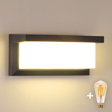 Brilagi - LED ar regulējamu spilgtumu āra sienas gaismeklis BRICKY 1xE27/6W/230V 2700-6500K IP54 antracīts