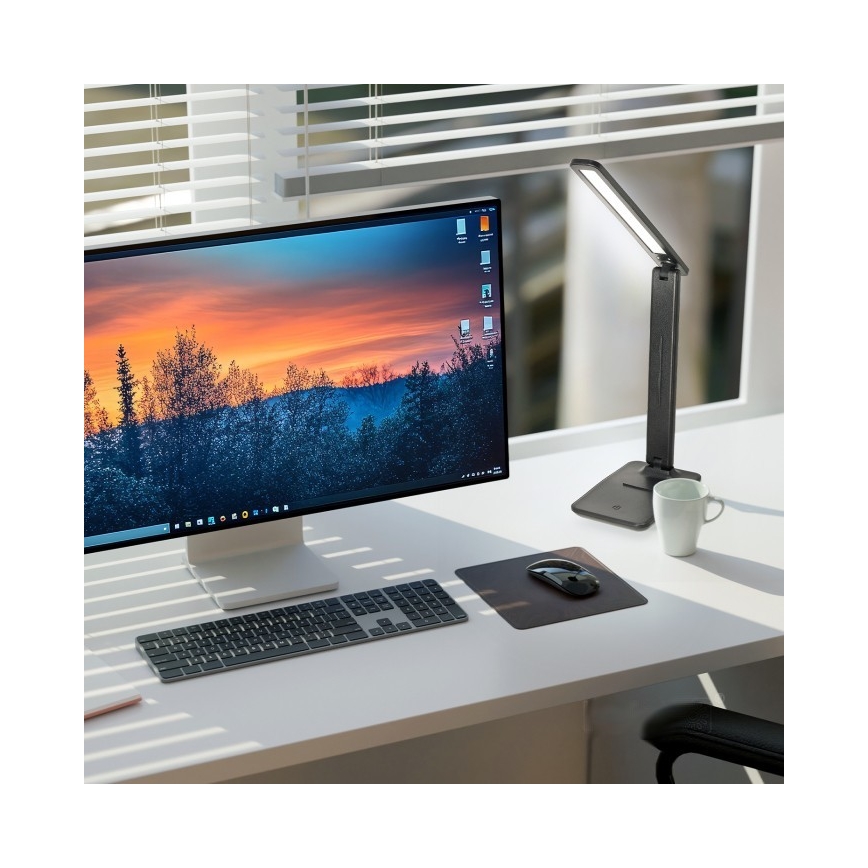 Brilagi - LED ar regulējamu spilgtumu galda lampa MODO LED/7W/230V 3000/4000/6500K melna