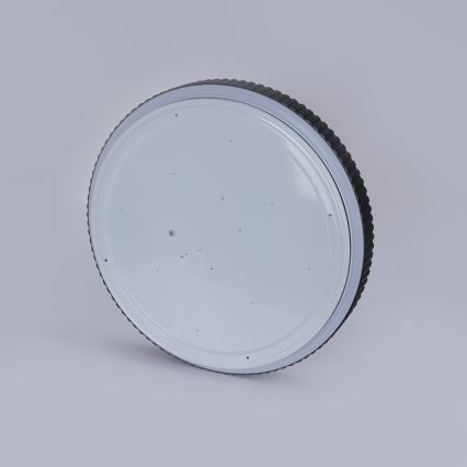 Brilagi - aptumšojama LED griestu lampa CORVO LED/72W/230V 3000-6000K melna Ø 50 cm + ar tālvadības pulti
