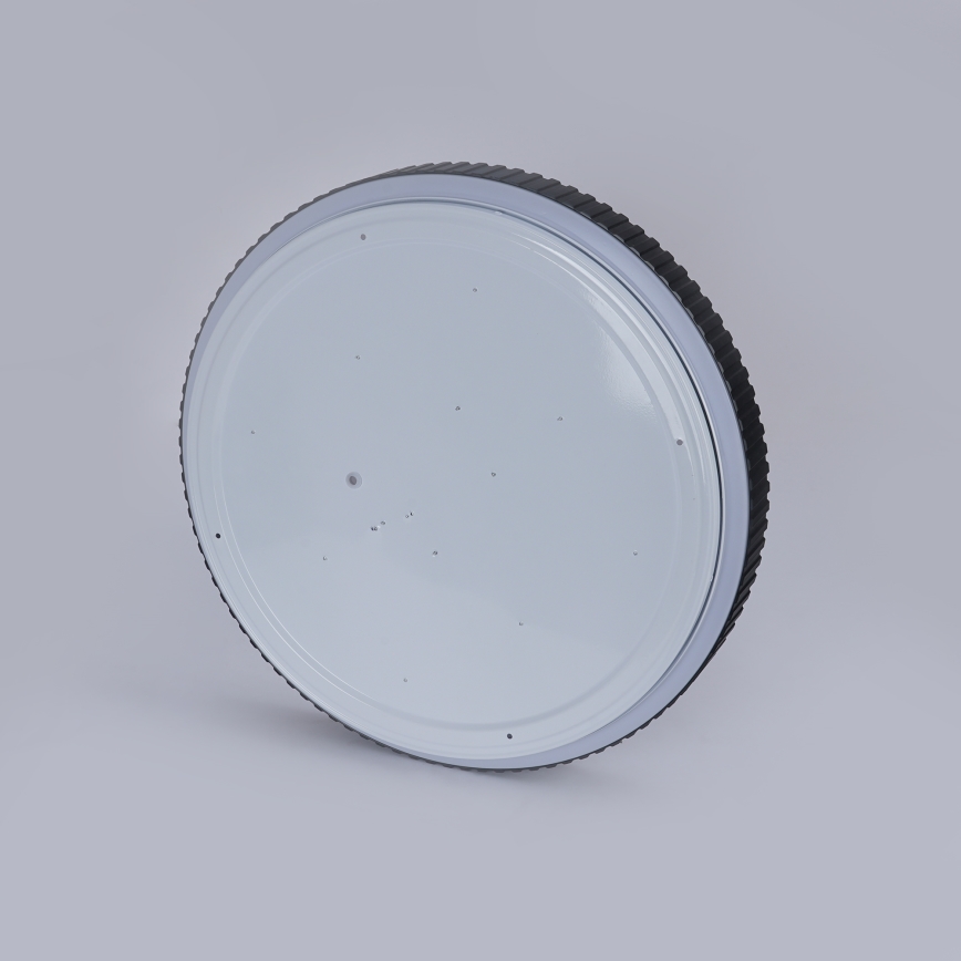 Brilagi - aptumšojama LED griestu lampa CORVO LED/72W/230V 3000-6000K melna Ø 50 cm + ar tālvadības pulti
