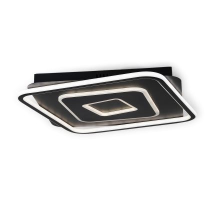 BRILAGI - LED regulējams griestu gaismeklis IRIS LED/98W/230V 3000-6000K 50x50 cm melns + ar tālvadības pulti
