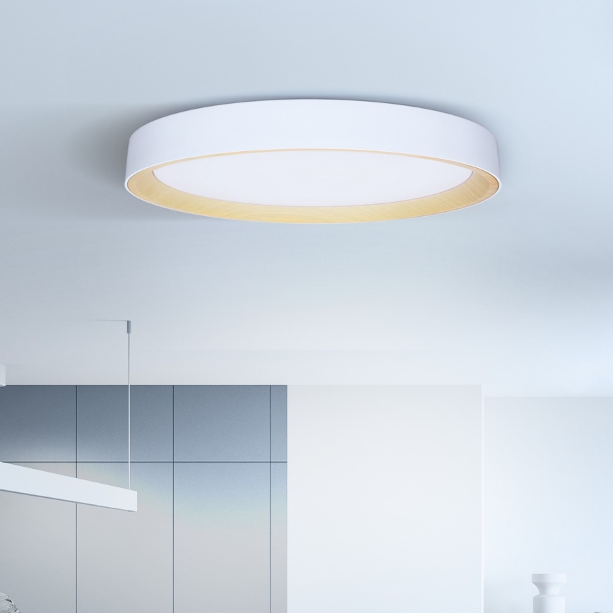 Brilagi - Regulējama LED griestu lampa LARIOS LED/72W/230V balta Ø 59 cm + tālvadības pults