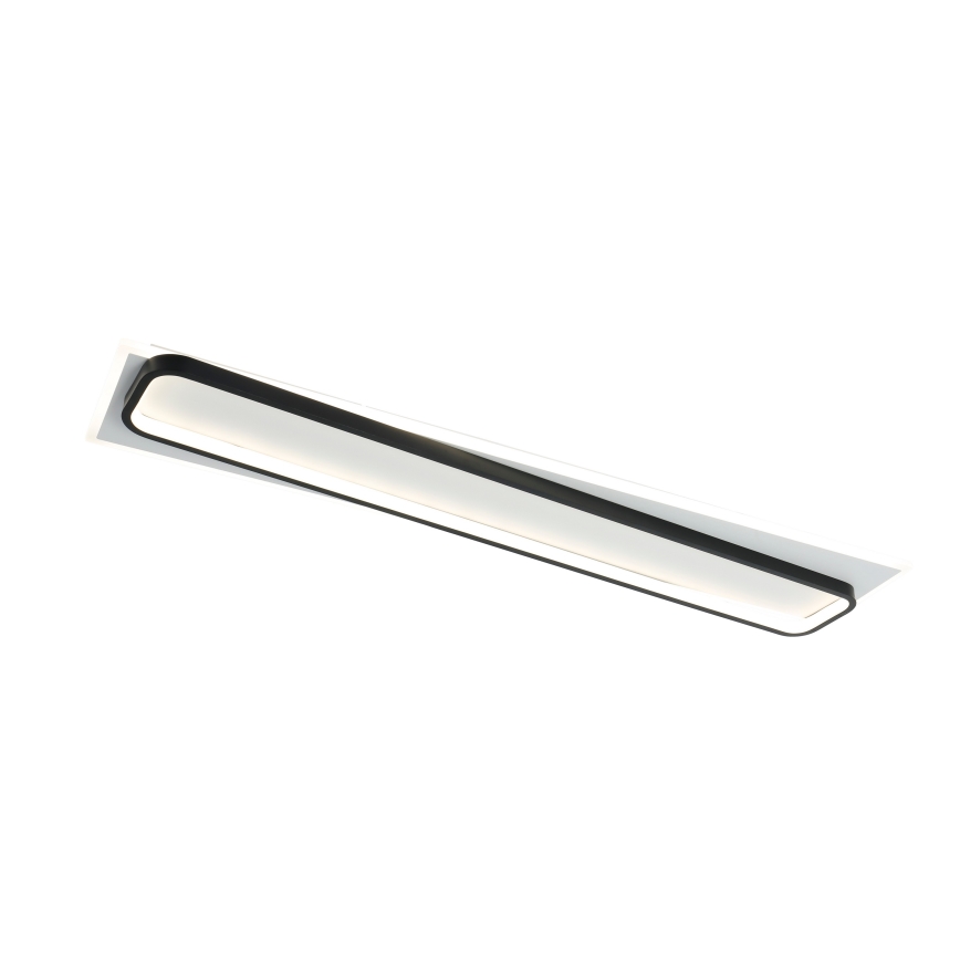 Brilagi - LED regulējams griestu gaismeklis OUTLINE LED/90W/230V 3000-6000K 18x100 cm balts/melns + tālvadības pults