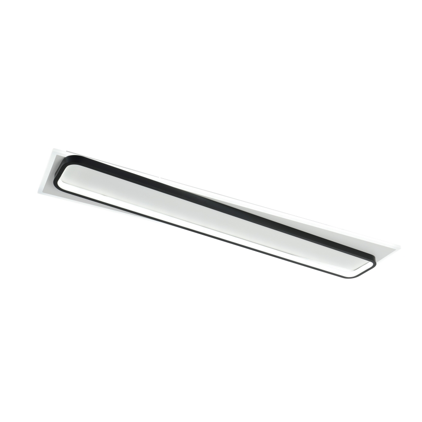 Brilagi - LED regulējams griestu gaismeklis OUTLINE LED/90W/230V 3000-6000K 18x100 cm balts/melns + tālvadības pults