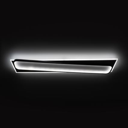 BRILAGI - LED regulējams griestu gaismeklis OUTLINE LED/90W/230V 3000-6000K 18x100 cm balts/melns + tālvadības pults