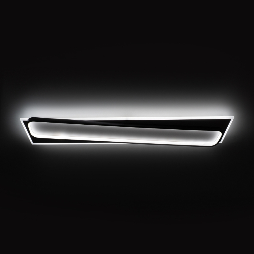 BRILAGI - LED regulējams griestu gaismeklis OUTLINE LED/90W/230V 3000-6000K 18x100 cm balts/melns + tālvadības pults