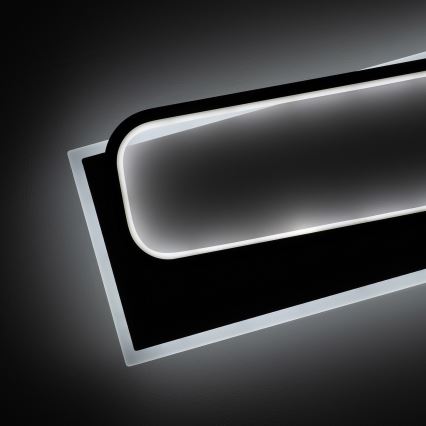 BRILAGI - LED regulējams griestu gaismeklis OUTLINE LED/90W/230V 3000-6000K 18x100 cm balts/melns + tālvadības pults